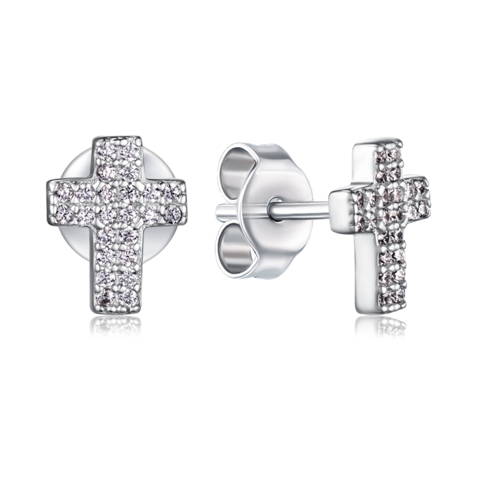 Серебряные серьги с фианитами. Артикул SZDE00291-E/12/1