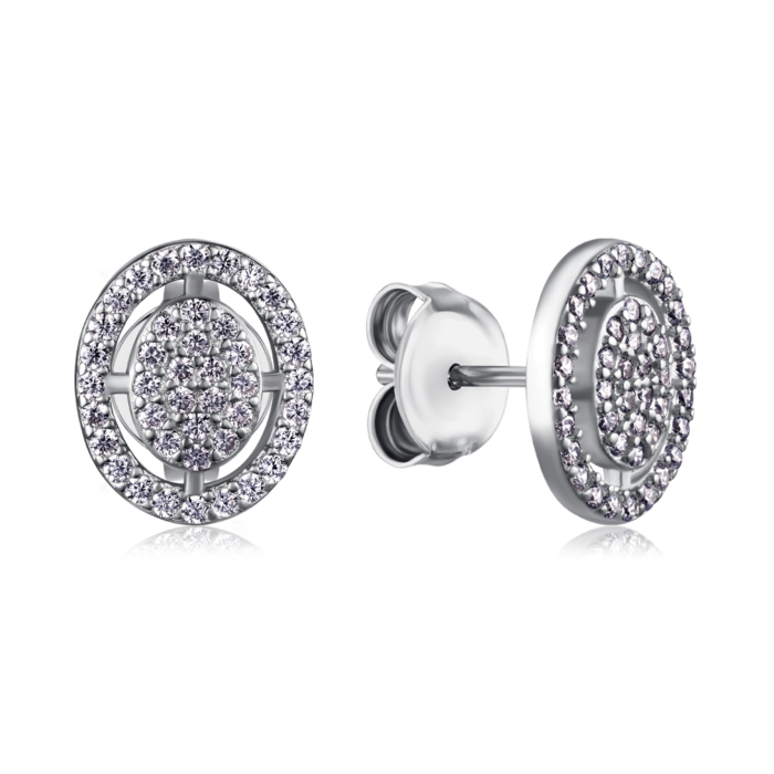 Срібні сережки. Артикул SZDE00351-E/12/1