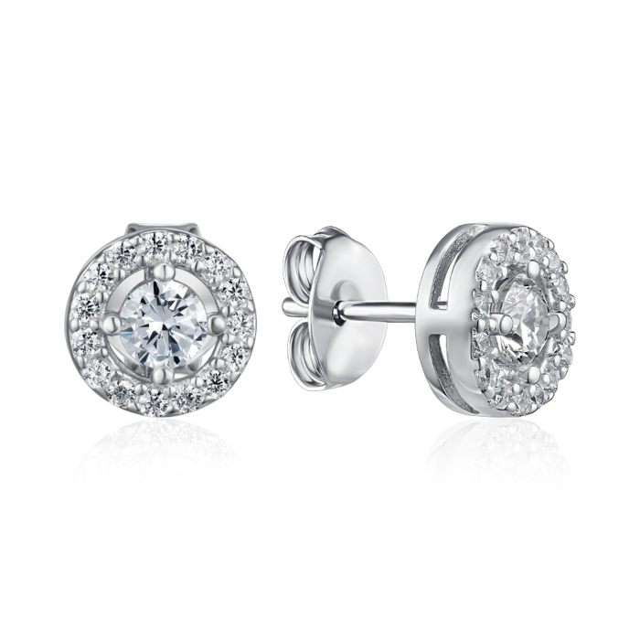 Срібні сережки. Артикул SZDE00382-E/12/1