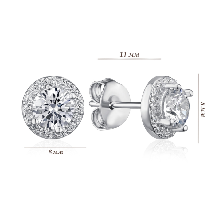 Срібні сережки. Артикул SZDE00384-E/12/1