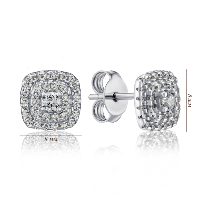 Срібні сережки. Артикул SZDE00405-E/12/1