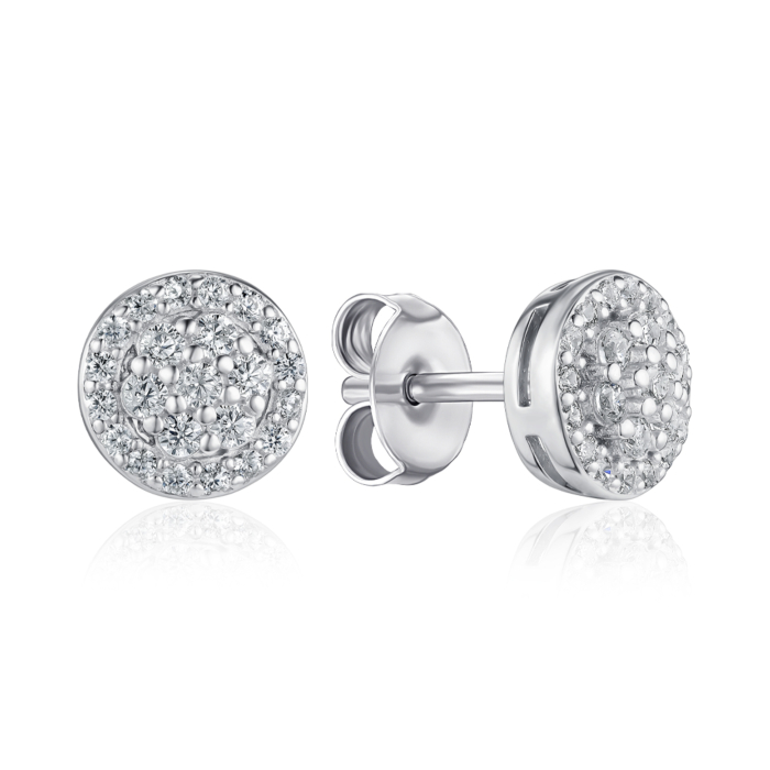 Срібні сережки. Артикул SZDE00423-E/12/1