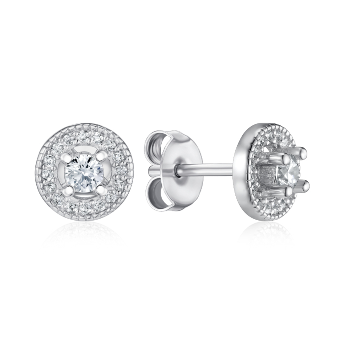 Срібні сережки. Артикул SZDE00462-E/12/1