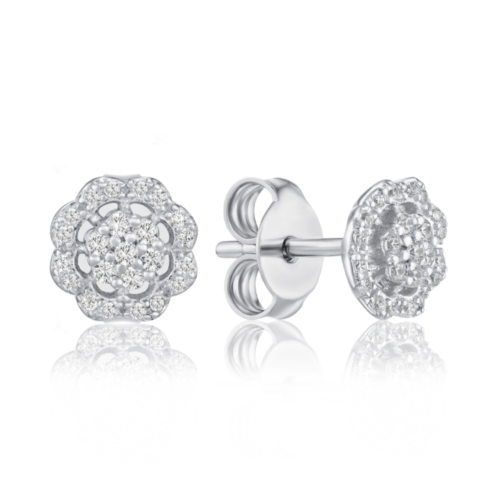 Срібні сережки. Артикул SZDE00509-E/12/1