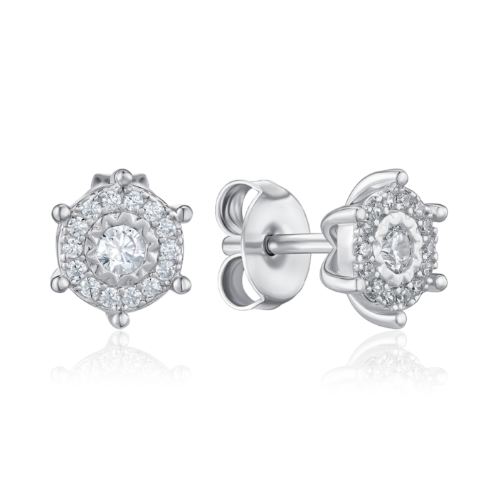 Срібні сережки. Артикул SZDE00627-E/12/1