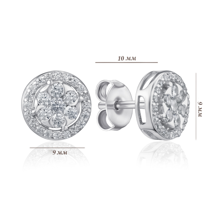 Серебряные серьги. Артикул SZDE00632-E/12/1