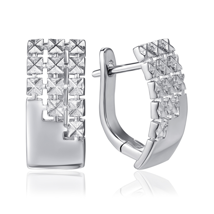 Срібні сережки. Артикул SZDE04992-E/12