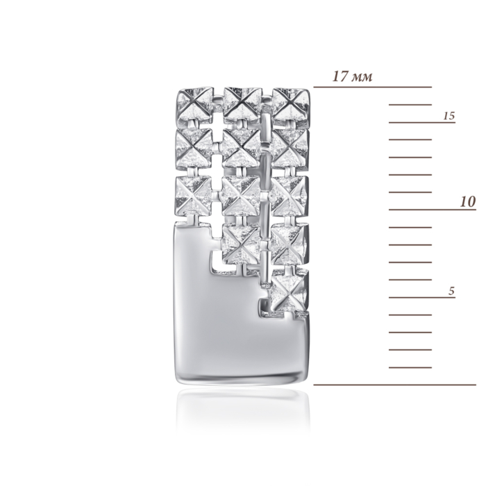 Срібні сережки. Артикул SZDE04992-E/12