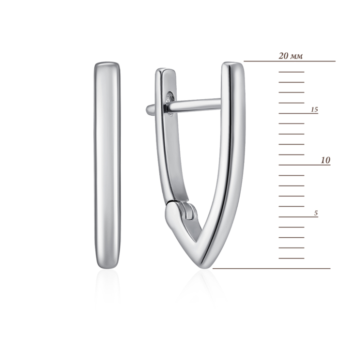 Срібні сережки. Артикул SZDE05012-E/12