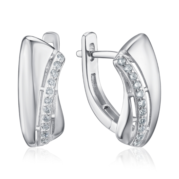 Серебряные серьги. Артикул SZDE05107-E/12/1