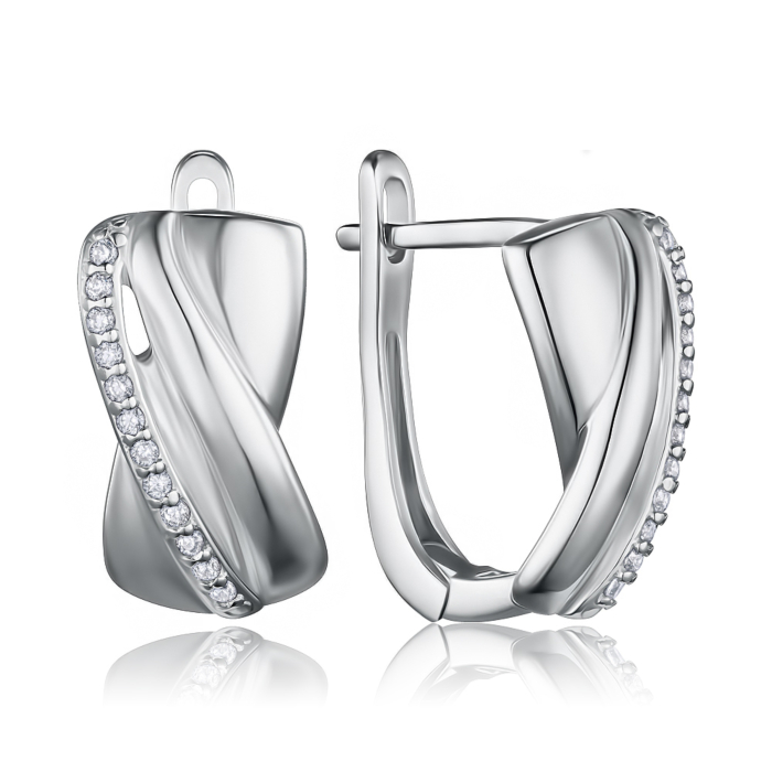 Серебряные серьги. Артикул SZDE05127-E/12/1