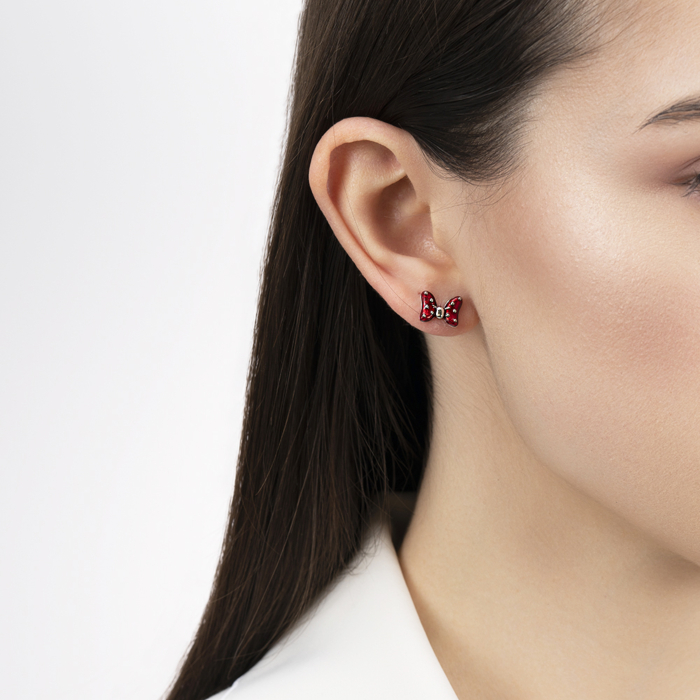 Срібні пусети з емаллю. Артикул SZDE06851-E/12/392