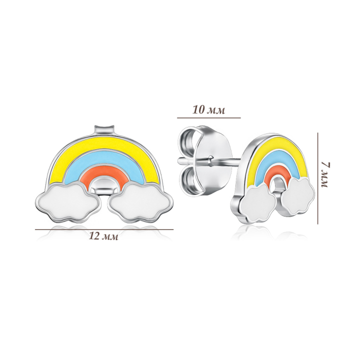 Срібні сережки. Артикул SZDE06947-E/12/4904