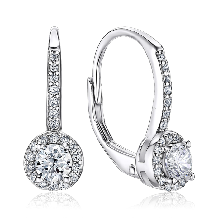 Срібні сережки. Артикул SZDE08483-E/12/1