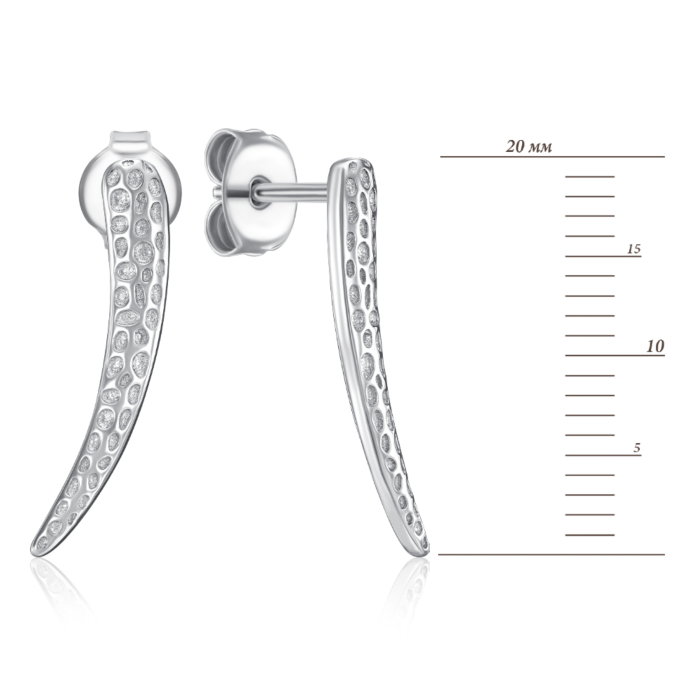 Серебряные серьги. Артикул SZDE14495-E/12