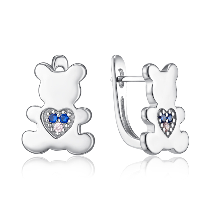 Срібні сережки. Артикул SZDE15092-E/12/21015