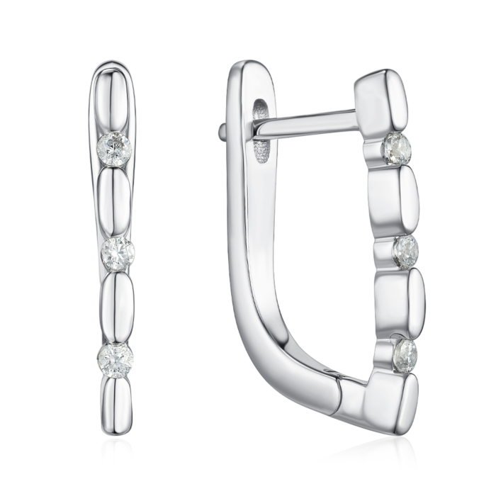 Срібні сережки. Артикул SZDE15120-E/12/1