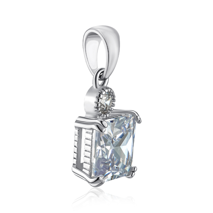 Срібна підвіска з фіанітами. Артикул SZDN08752-P/12/1