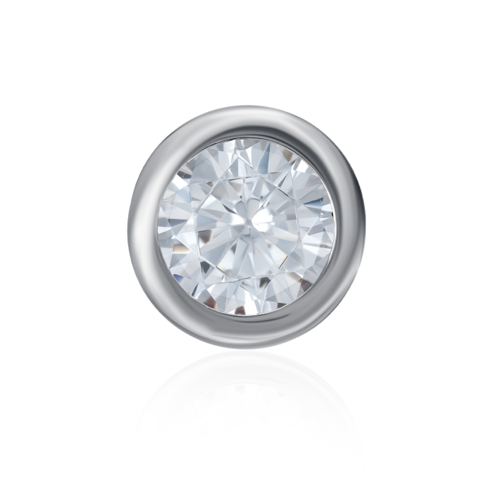 Срібна підвіска з фіанітом. Артикул SZDN08790-P/12/1