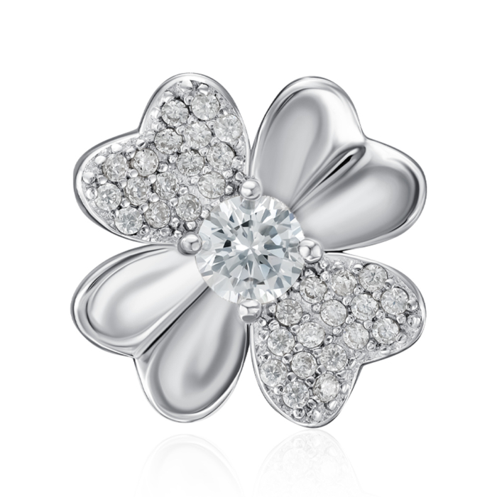 Срібна підвіска з фіанітами. Артикул SZDN08838-P/12/1