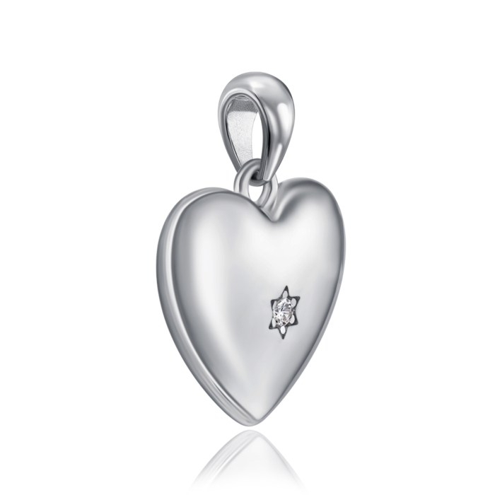 Срібна підвіска з фіанітом. Артикул SZDP00235-P/12/1