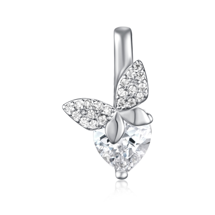 Срібна підвіска з фіанітами. Артикул SZDP00291-P/12/1