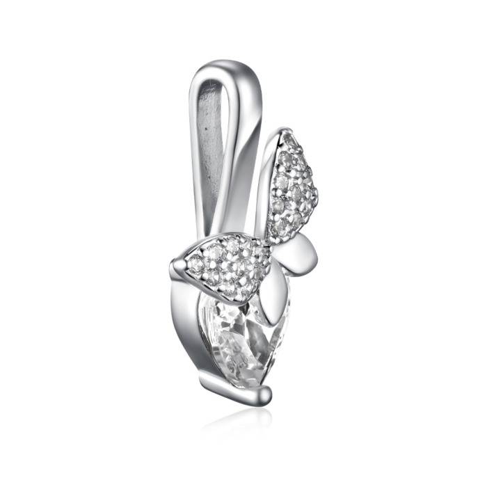 Срібна підвіска з фіанітами. Артикул SZDP00291-P/12/1