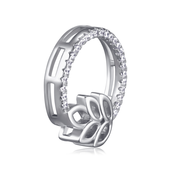 Срібна підвіска з фіанітами. Артикул SZDP00295-P/12/1