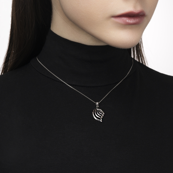 Срібна підвіска. Артикул SZDP00304-P/12