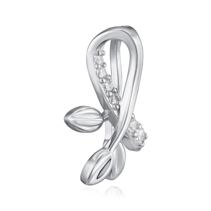 Срібна підвіска з фіанітами. Артикул SZDP00362-P/12/1