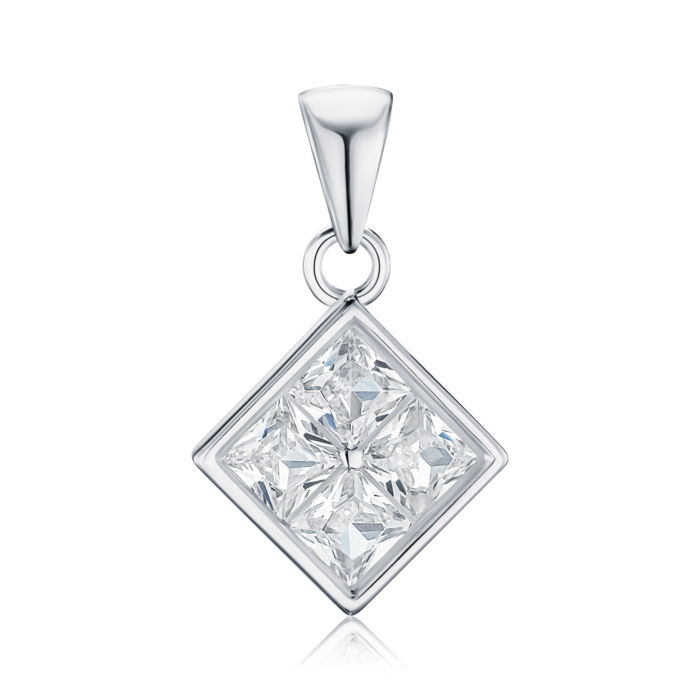 Серебряная подвеска с фианитами SZDP00375-P/12/1