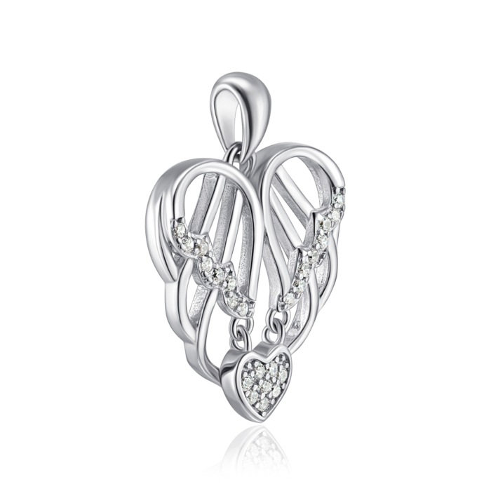 Срібна підвіска з фіанітами. Артикул SZDP00420-P/12/1