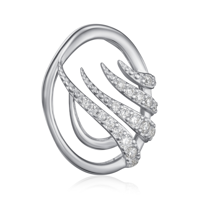 Срібна підвіска з фіанітами. Артикул SZDP00426-P/12/1