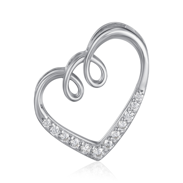 Срібна підвіска з фіанітами. Артикул SZDP00577-P/12/1