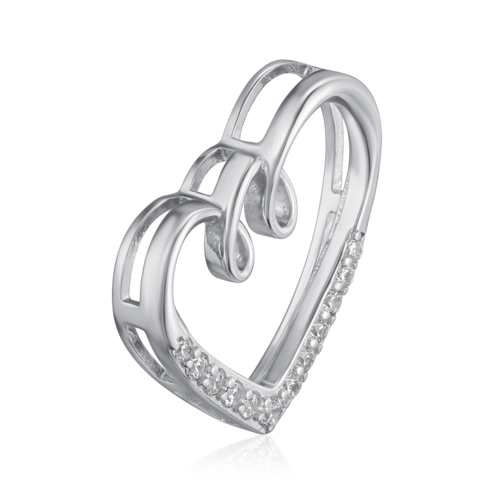 Срібна підвіска з фіанітами. Артикул SZDP00577-P/12/1