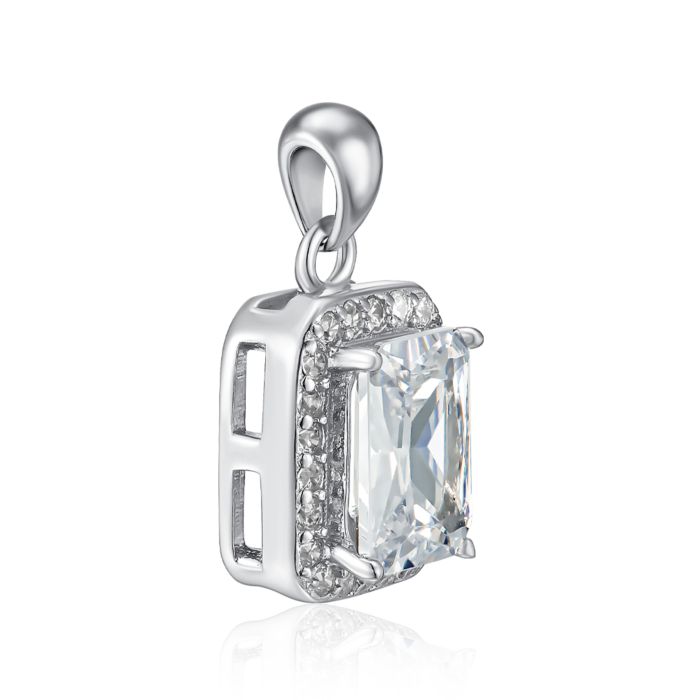 Срібна підвіска з фіанітами. Артикул SZDP01787-P/12/1