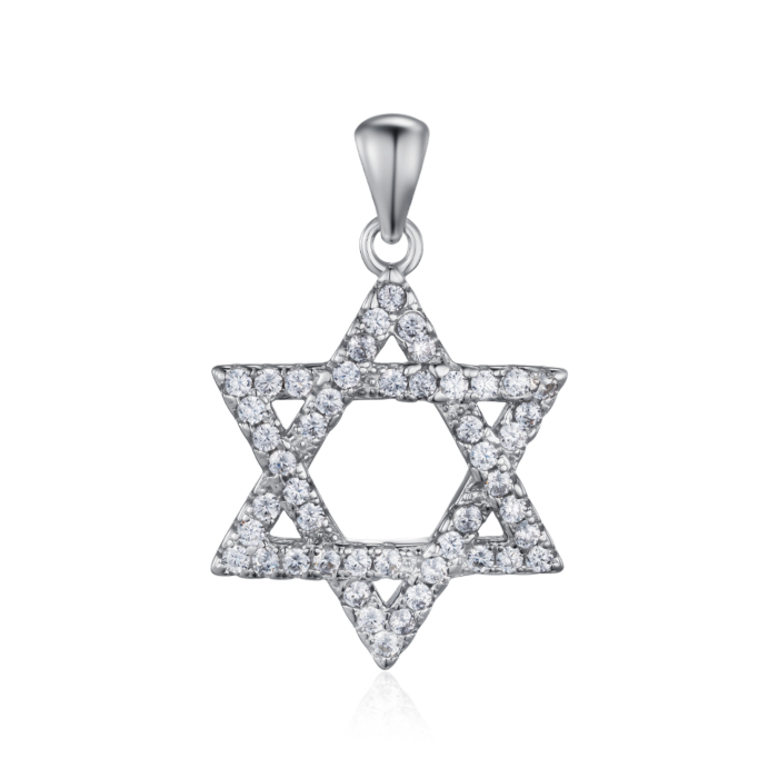 Срібна підвіска з фіанітами. Артикул SZDP02278-P/12/1