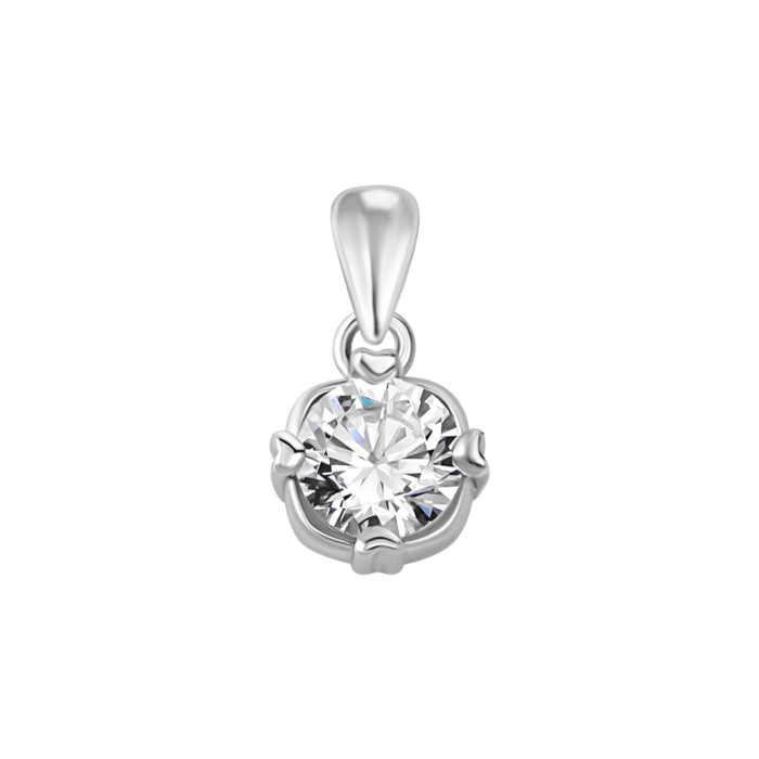 Срібна підвіска з фіанітами. Артикул UG5SZDP03738
