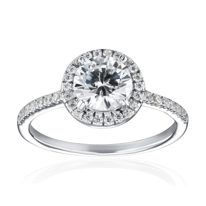 Серебряное кольцо с фианитами. Артикул SZDR00162-R/12/1