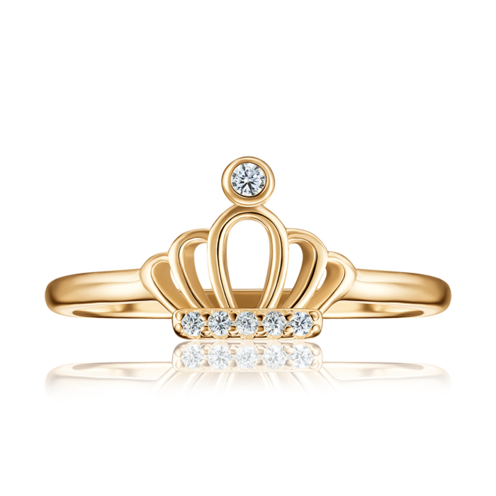 Серебряное кольцо с фианитами. Артикул LR00125-R/20/1