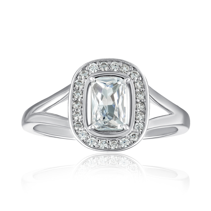 Срібна каблучка. Артикул SZDR00258-R/12/1