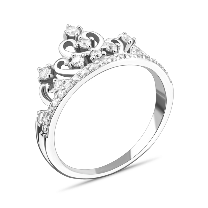 Серебряное кольцо с фианитами. Артикул UG5SZDR00787