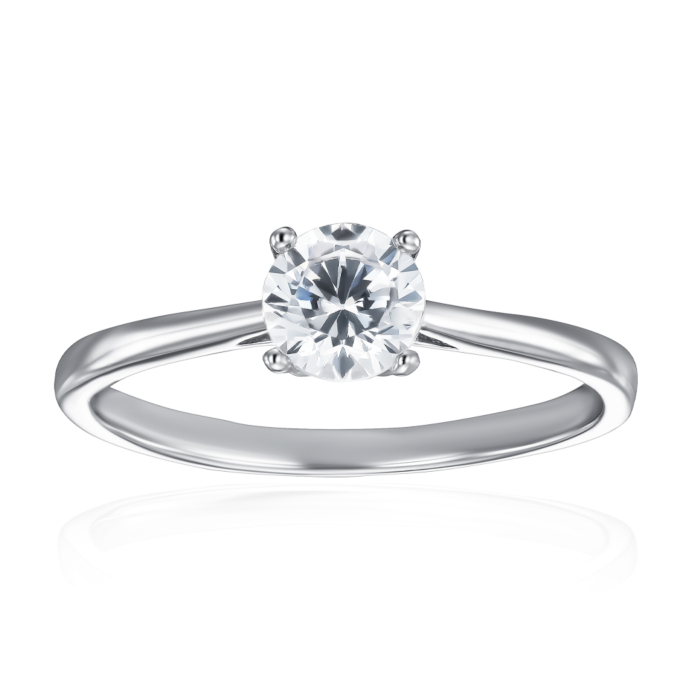 Серебряное кольцо с фианитом. Артикул SZDR16793-R/12/1