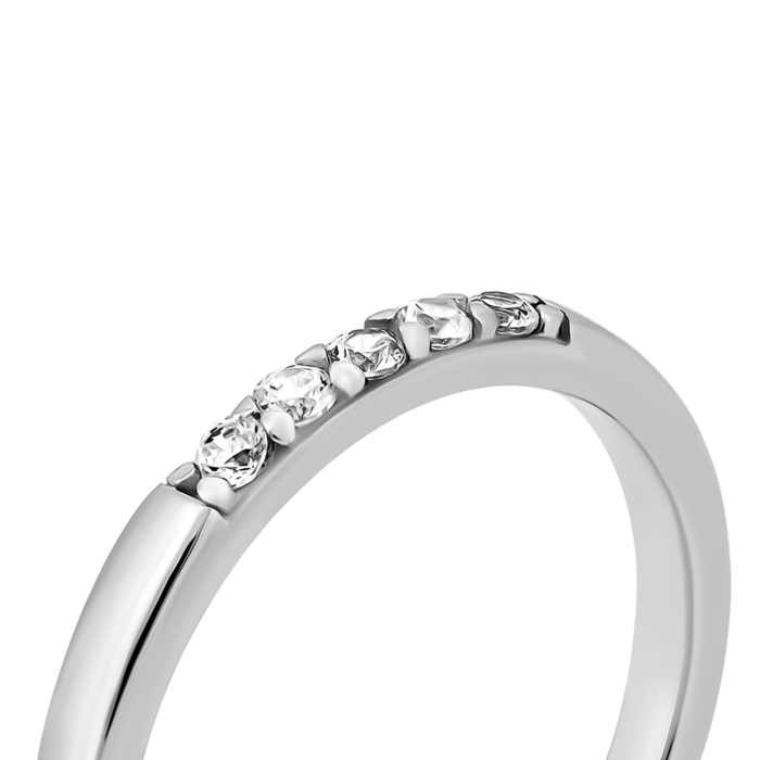 Серебряное кольцо с фианитами. Артикул UG5SZDR03053