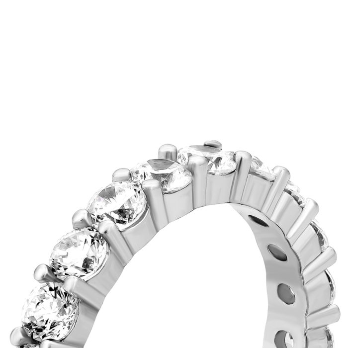 Срібна каблучка з фіанітами. Артикул UG5SZDR05702