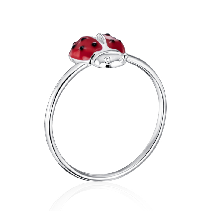 Серебряное кольцо с эмалью. Артикул SZDR07753-R/12/355