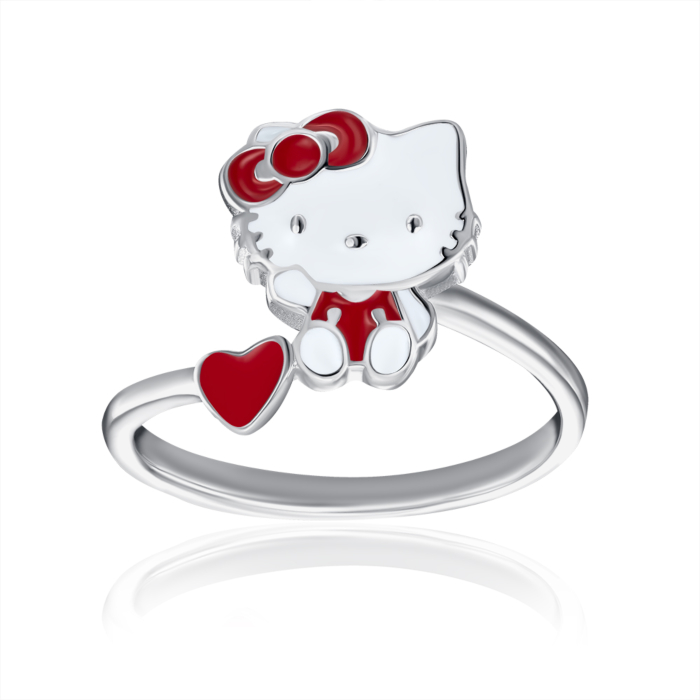 Срібна каблучка з емаллю. Артикул SZDR07765-R/12/391