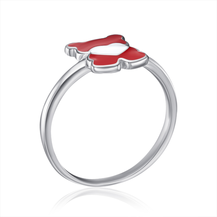 Серебряное кольцо с эмалью. Артикул SZDR07773-R/12/4759