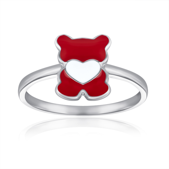 Серебряное кольцо с эмалью. Артикул SZDR07773-R/12/4759