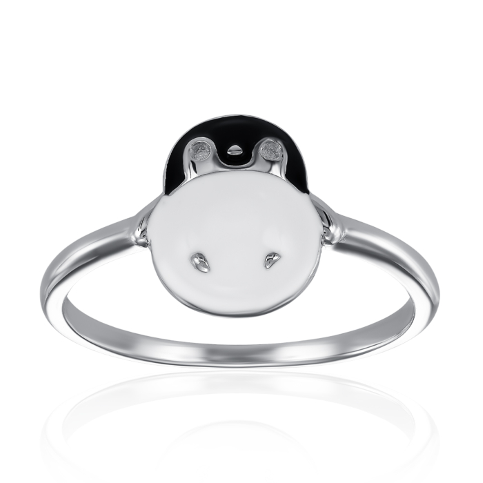 Серебряное кольцо с эмалью. Артикул SZDR07777-R/12/967